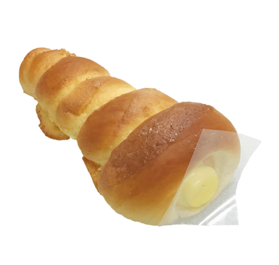 かぼちゃのプリンクリームコルネ