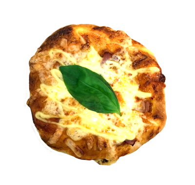 ベーコントマトピザ