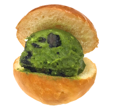 バタークリームサンド</br>(黒豆抹茶)