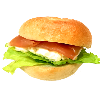 生ハムクリームチーズベーグル