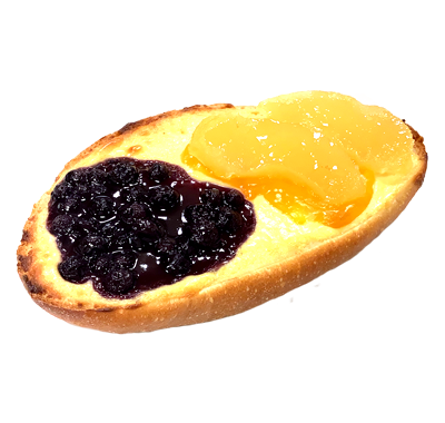 クリームチーズのフルーツタルティーヌ