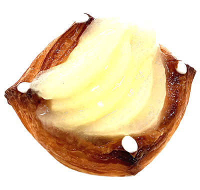 梨のレアチーズデニッシュ