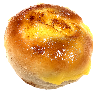 さつまいもとりんごのブリュレベーグル