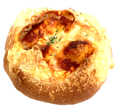 チキンたっぷりトマトカレー&チーズフォンデュ