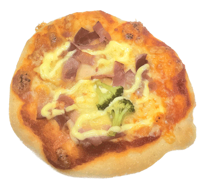 ベーコントマトピザフランス