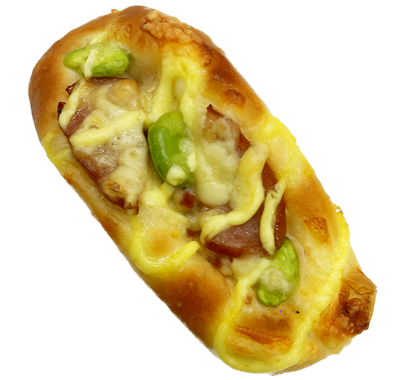 ボロニアソーセージと</br>そら豆のジャーマンポテト