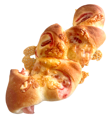 梅とチーズのベーコンエピ