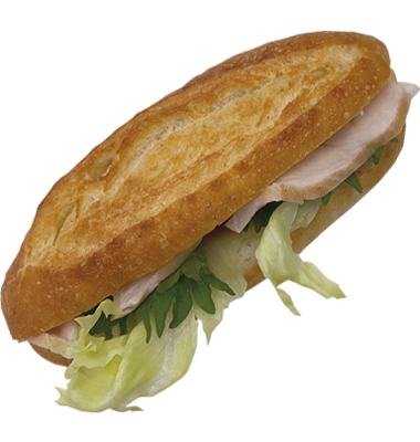 スモークチキンの</br>梅肉サンド