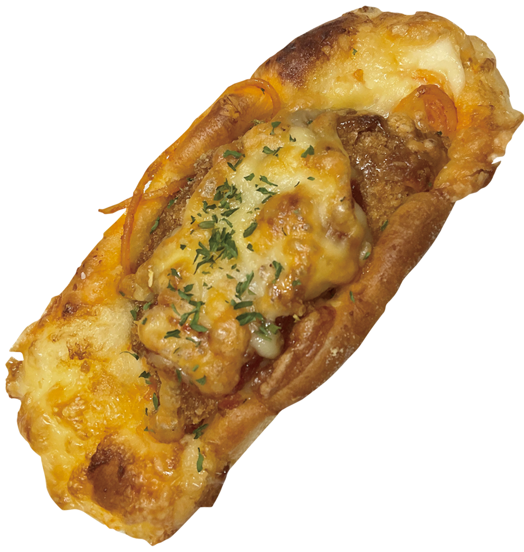 ハムカツナポリタン