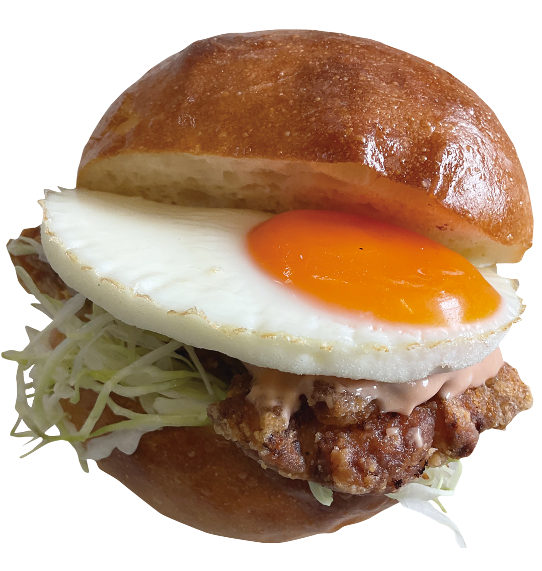 お月見</br>チキンバーガー
